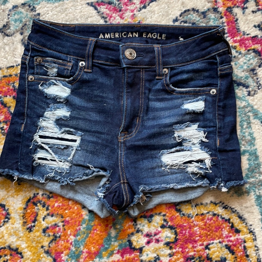 American Eagle - ‘Hi-Rise Shortie’ shorts - 0